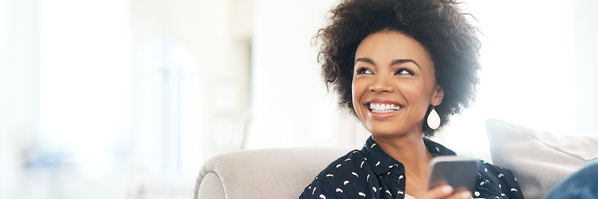 Smiling woman